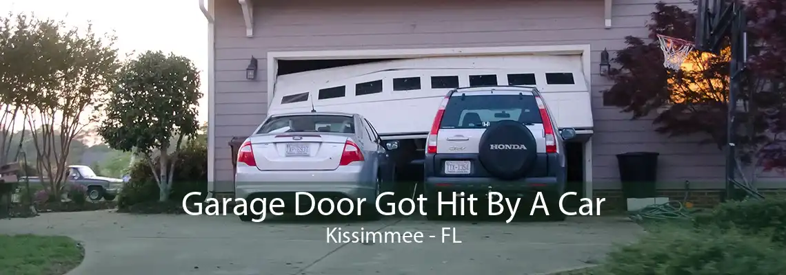 Garage Door Got Hit By A Car Kissimmee - FL